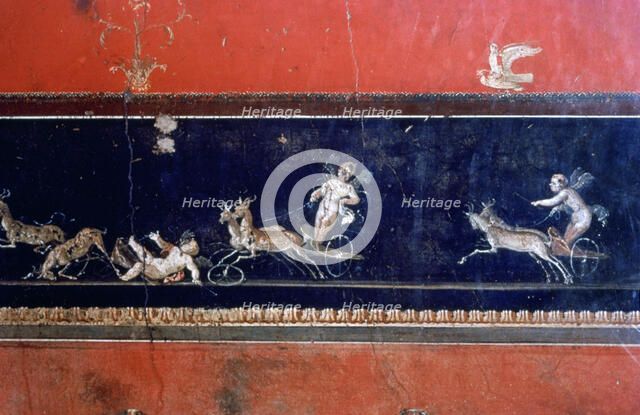 Roman mural, House of the Vettii, Pompeii, Italy. Creator: Unknown.