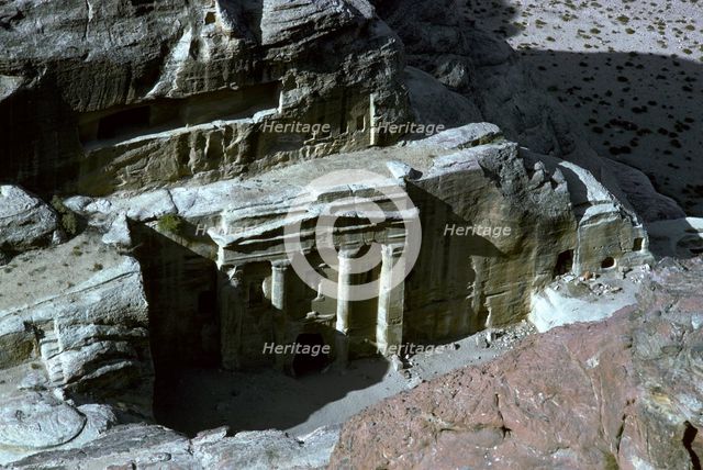 Roman Soldier Tomb in Petra, 1st century. Artist: Unknown