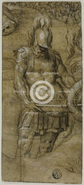 Roman Soldier, c.1545. Creator: Paolo Farinati.