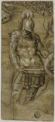 Roman Soldier, c.1545. Creator: Paolo Farinati