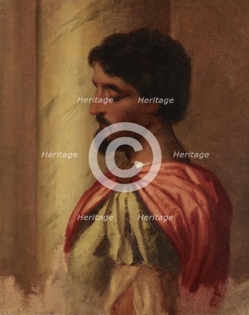 Roman Soldier. Copy of a fragment of the painting 'The Massacre of the Innocents' by Veronese, 1864. Creator: Artur Grottger.