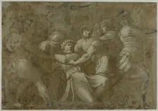 Roman Soldiers Arresting Saint Peter (?), n.d. Creator: Unknown