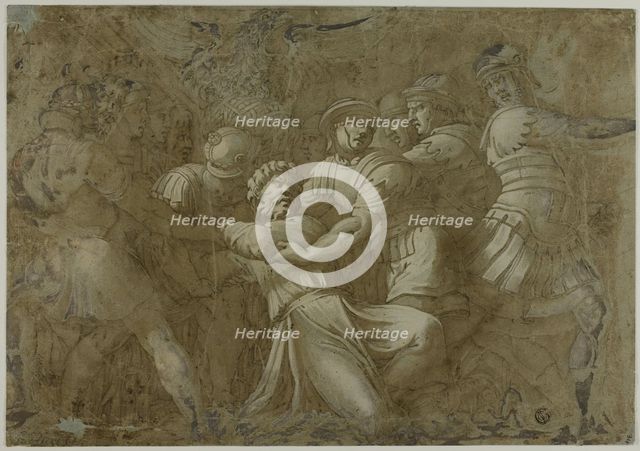 Roman Soldiers Arresting Saint Peter (?), n.d. Creator: Unknown.