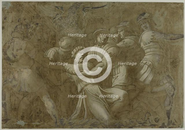 Roman Soldiers Arresting Saint Peter (?), n.d. Creator: Unknown.