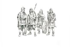 Roman soldiers, c1985-c2000. Artist: Philip Corke