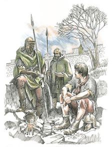 Roman soldiers, c2nd century, (c1990-2010) Artist: Frank Gardiner