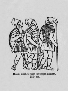 Roman Soldiers from the Trajan Column A.D. 114 1910