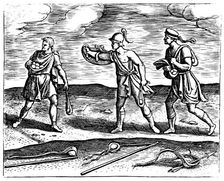 Roman soldiers: stone slingers and their equipment, 1605