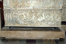Roman sarcophagus with the legend of Selene and Endymion, 230-235 AD