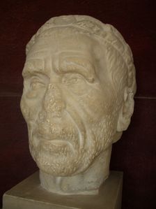 Roman sculpture, 238 AD, El Jem Museum, El Djem, Tunisia, 2009. Creator: Amanda Waite
