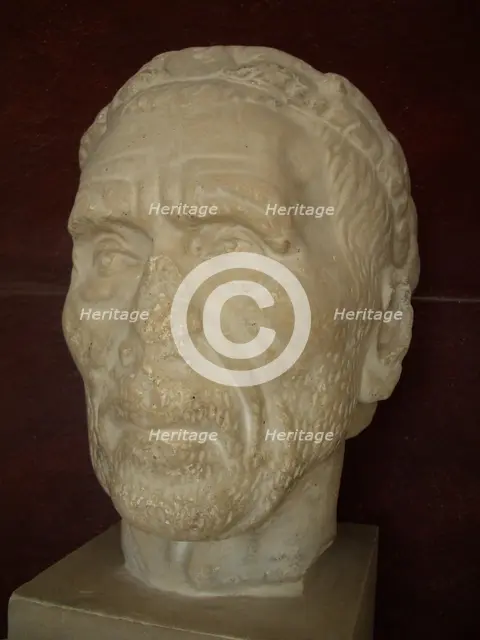 Roman sculpture, 238 AD, El Jem Museum, El Djem, Tunisia, 2009. Creator: Amanda Waite.