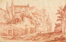 Roman Scene, 1755-1769. Creator: Jacques-Francois Amand