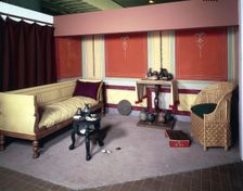 Roman sitting room, c300 AD. Creator: Unknown