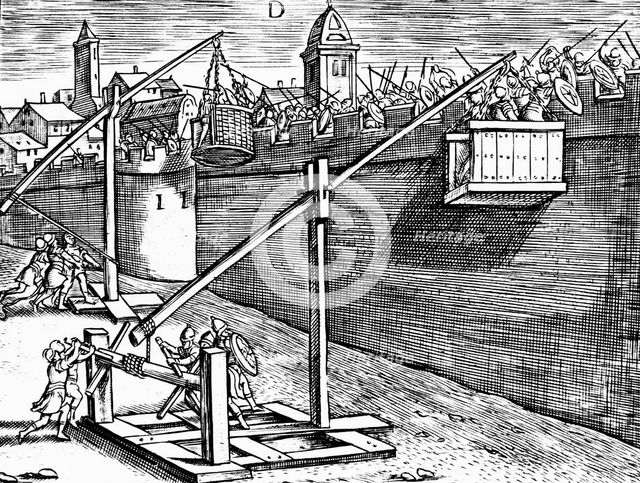 Roman siege warfare, 1605. Artist: Unknown