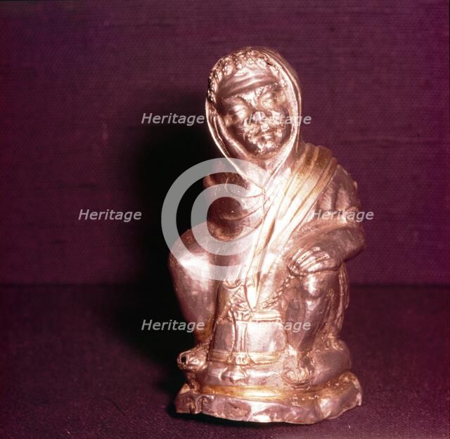 Roman Silver Pepper-Pot in the form of a Negro slave, c2nd-3rd century. Artist: Unknown.