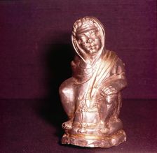 Roman Silver Pepper-Pot in the form of a Negro slave, c2nd-3rd century