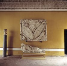 Roman statuary in the zaquizami of the House of Pilate in Seville