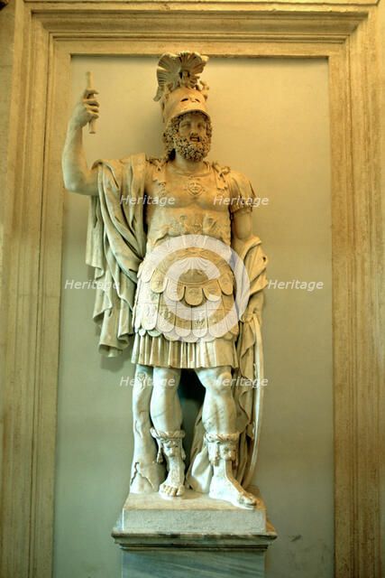 Roman statue, Temple of Mars Ultor, Rome. Artist: A Lorenzini