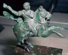 Roman statuette of Alexander the Great on horseback