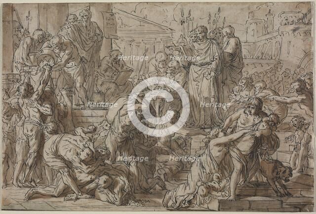 Roman Subject, 1700s. Creator: Philibert Benoît Delarue (French, 1718-1780), attributed to.