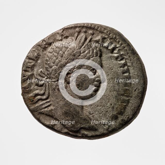 Roman-Syrian Billon Tetradrachm, 1st-3rd century A.D. Creator: Unknown.