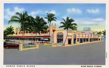 Roman Pools Block, Miami Beach, Florida, USA, 1941