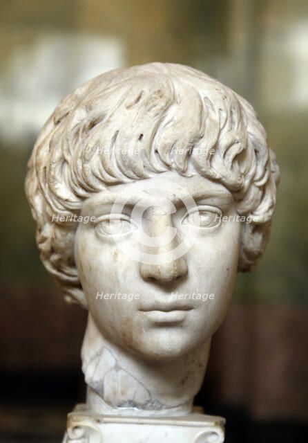 Roman portrait head of a boy, last quarter of 2nd century. Artist: Unknown