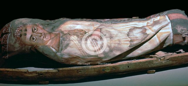 Roman period Egyptian mummy of a child, 3rd century. Artist: Unknown