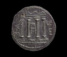 Roman provincial silver coin, 132