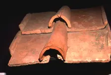Roman Roof-Tiles, Fishbourne Roman Villa, Sussex, c1st century