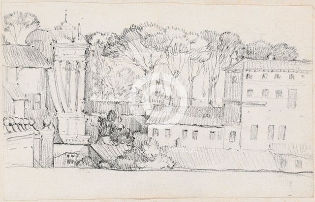 Roman Rooftops, 1744/1750. Creator: Joseph-Marie Vien the Elder.