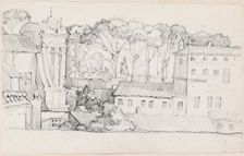 Roman Rooftops, 1744/1750. Creator: Joseph-Marie Vien the Elder