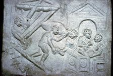 Roman relief of a ship