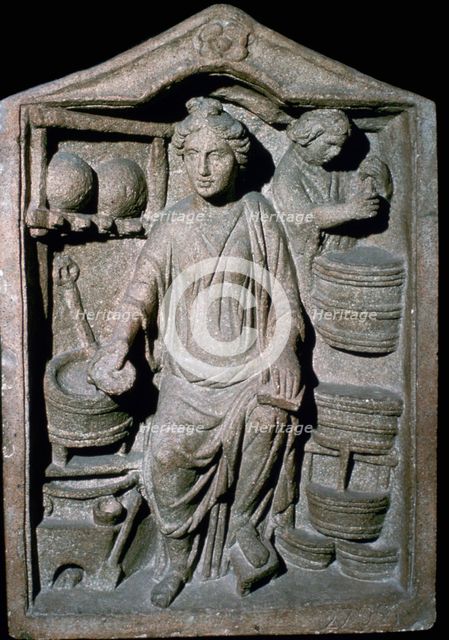 Roman relief of a Pharmacy Shop. Artist: Unknown