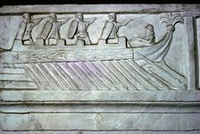 Roman relief of a Roman warship
