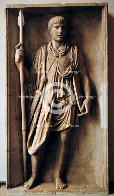 Roman relief of an Auxiliary soldier. Artist: Unknown