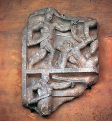 Roman relief of gladiators, c.3rd century