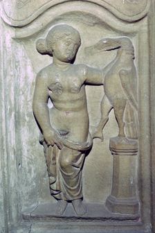 Roman relief of Leda and the Swan