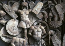 Roman relief of the trophies of war, 2nd century