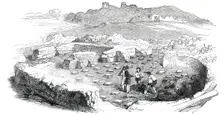 Roman Remains Discovered at Lymne, Kent, 1850. Creator: Unknown