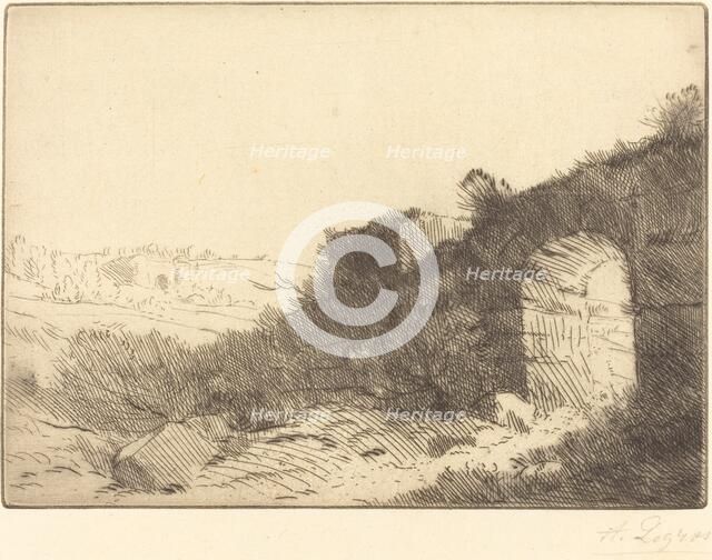 Roman Ruin (Ruine romaine). Creator: Alphonse Legros.