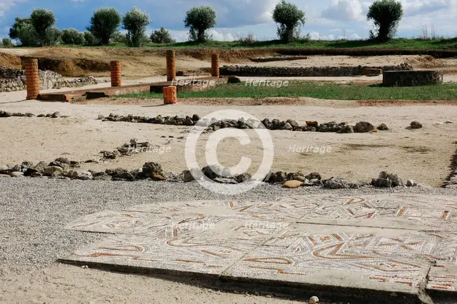 Roman ruins of Villa Cardillio, Environs of Torres Novas, Portugal, 1st-4th centuries (2008).  Creator: Unknown.