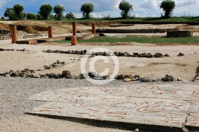 Roman ruins of Villa Cardillio, Environs of Torres Novas, Portugal, 1st-4th centuries (2008).  Creator: Unknown.