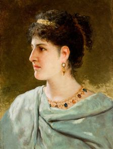 Roman Woman, 1890. Creator: Unknown
