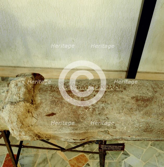 Roman Water Pipe. Artist: Unknown