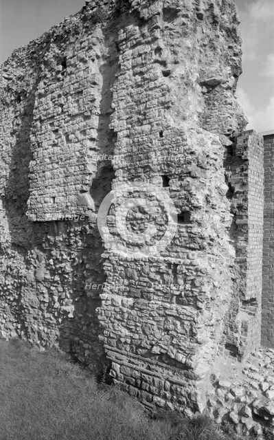 Roman wall, City of London, 1945-1980. Artist: Eric de Maré