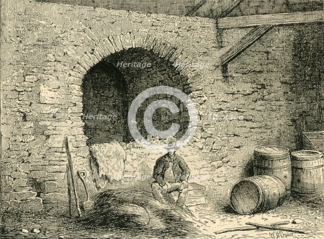 'Roman Wall on Tower Hill', c1872. Creator: Unknown.