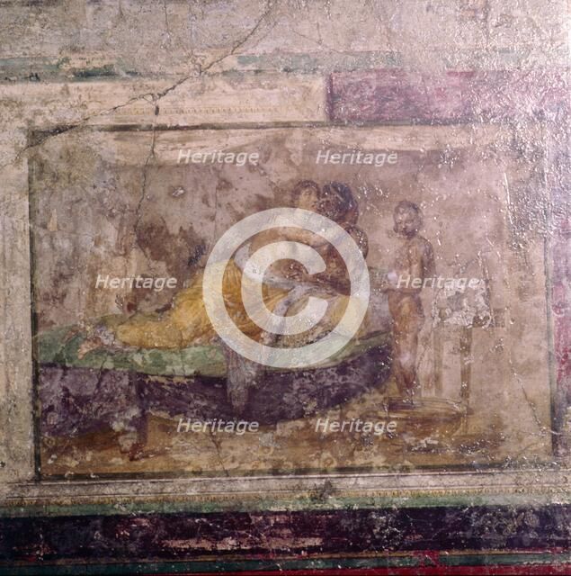 Roman wall painting, in Rome, 1st century. Artist: Unknown.