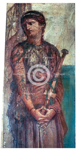 Roman wall-painting of Medea, 1st century BC. Creator: Unknown.