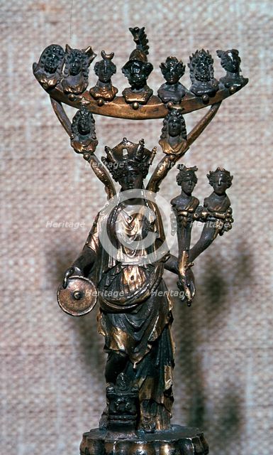 Roman winged tutelary goddess of a city. Artist: Unknown